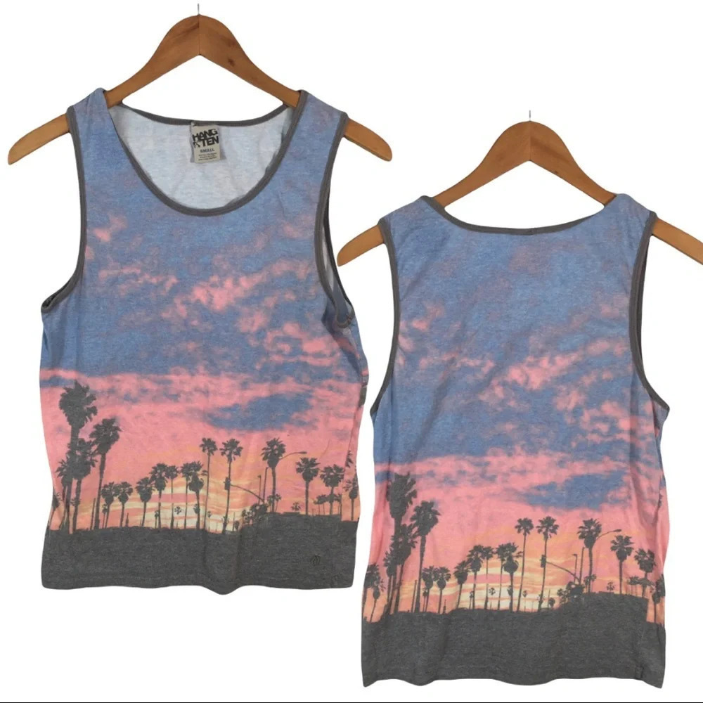 TS169 Hang Ten Surfer Brand Beach Tank Top S